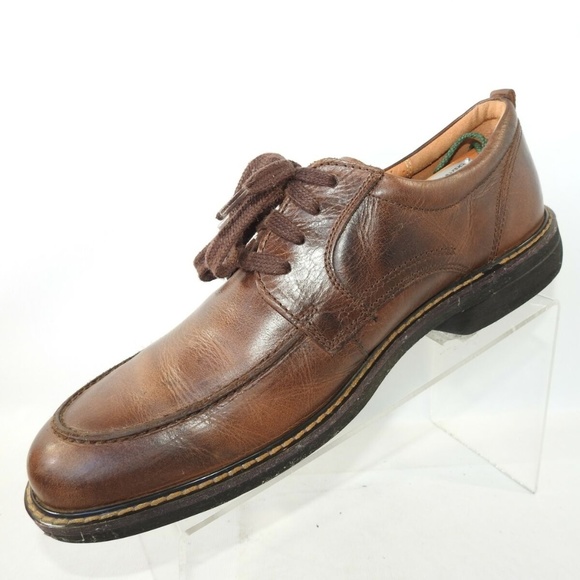 Ecco Size 12 M Brown Leather Casual Mens R4B18 main image 6